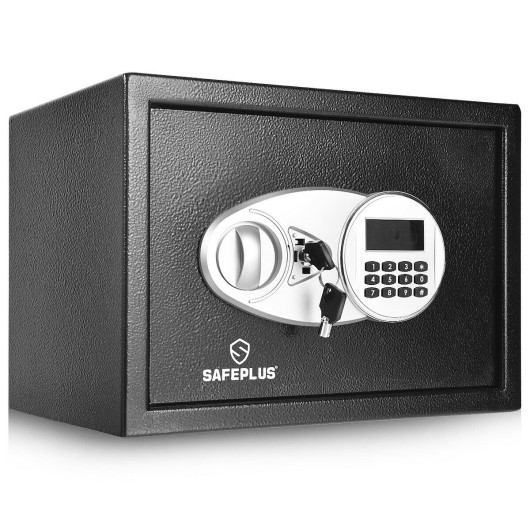 Image of 2-Layer Safe Deposit Box with Digital Keypad