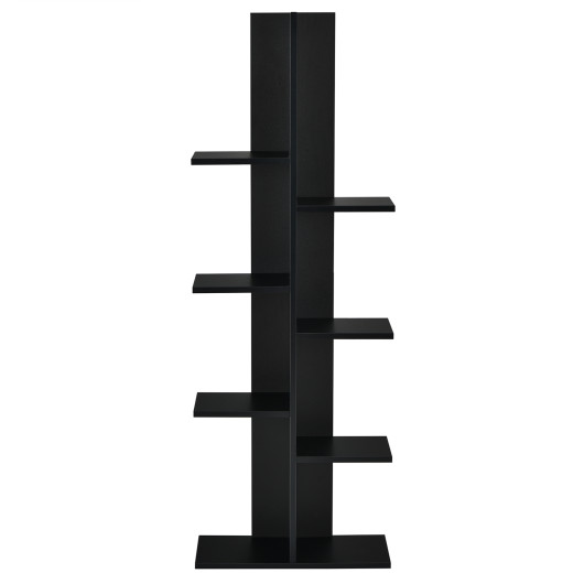 Image of Open Concept Plant Display Shelf Rack Storage Holder-Black