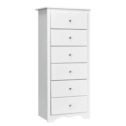 Chest Dresser Storage Bedroom Cabinet White
