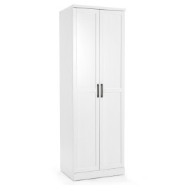 70 Inch Freestanding Storage Cabinet with 2 Doors and 5 Shelves