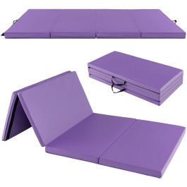 PRISP Gymnastics Mat 10' x 4' x 2, Folding Gym Mat for Tumbling