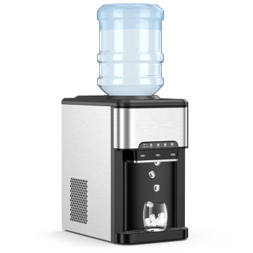 3-in-1 Water Cooler Dispenser with Built-in Ice Maker and 3 Temperature Settings