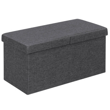 30 Inch Folding Storage Ottoman with Lift Top