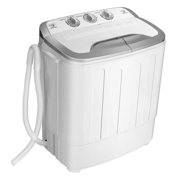8 lbs Portable Mini Twin Tub Spinner Semi-Automatic Washing Machine