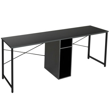 79 Inches Multifunctional Office Desk for 2 Person with Storage