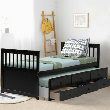 Twin Size Trundle with Storage