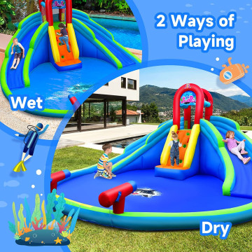 2 Long Water Slide (with 780W Blower)