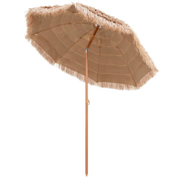 7.2 Feet Patio Thatched Tiki Umbrella Hawaiian Hula Beach Umbrella
