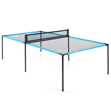 Portable Ping Pong Table Game Set with 2 Paddles