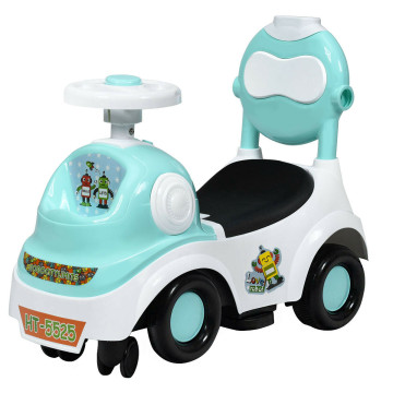 3-in-1 Ride On Push Car with Music Box and Horn