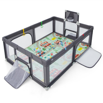 Large Baby Playpen with Mat and Ocean Balls