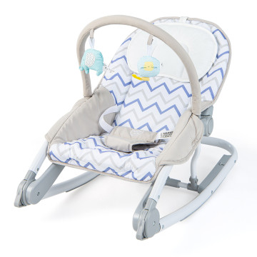 2-in-1 Baby Bouncer with 3-level Adjustable Backrest