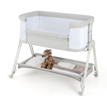 Portable Bedside Sleeper for Baby with 7 Adjustable Heights