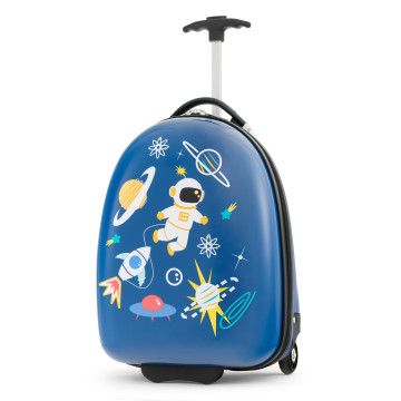 16 Inch Kids Carry-On Luggage Hard Shell Suitcase with Wheels