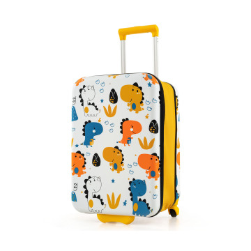 20 Inch Kids Rolling Luggage Foldable Hardshell Carry-on Suitcase on Wheels