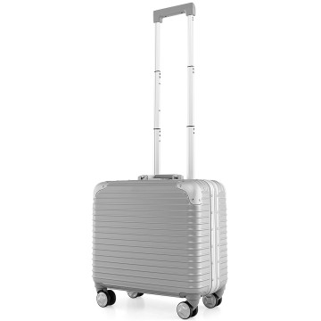 16 Inch Under-seat Carry On Luggage with Spinner Wheels and Laptop Compartment