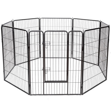 8 Metal Panel Heavy Duty Pet Playpen Dog Fence with Door