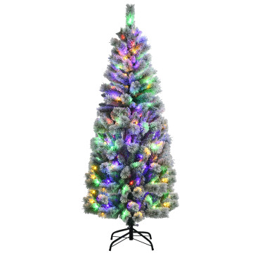Pre-Lit Hinged Christmas Tree with Remote Control Lights