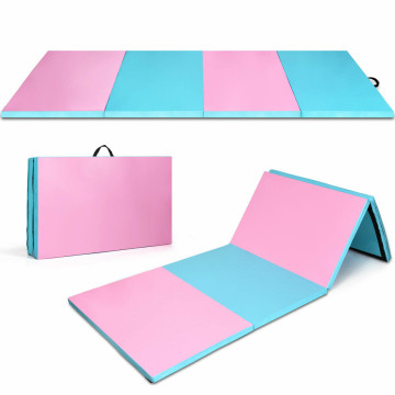 4' x 10' x 2" Folding Gymnastics Tumbling Gym Mat