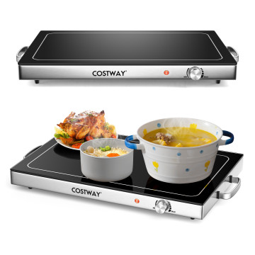 Costway Electric Warming Tray Food Dish Warmer Stainless Steel Hot Plate  Buffet Tabletop, 1 unit - Harris Teeter