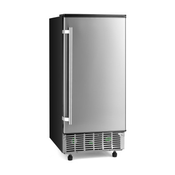 115V Free-Standing Undercounter Built-In Ice Maker with Self-Cleaning Function