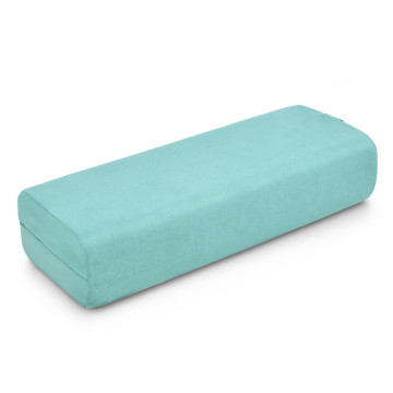 Yoga Bolster Pillow with Washable Cover and Carry Bag