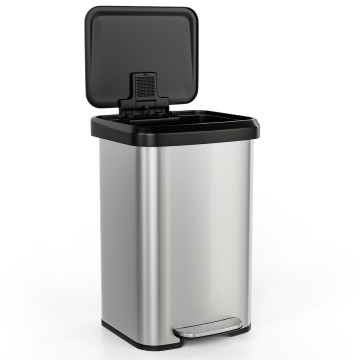 Step Trash Can With Lid - Glad 20 Gallon 