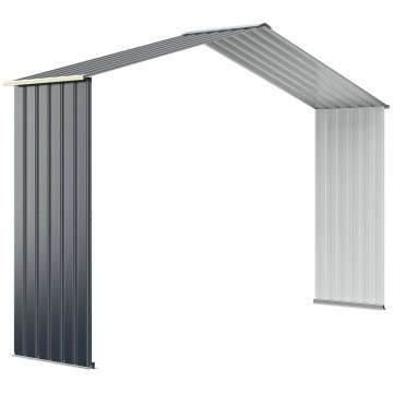 Outdoor Storage Shed Extension Kit for 11.2 Feet Shed