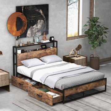 Industrial & 2 Drawers