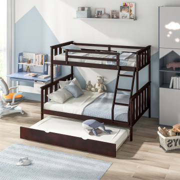 Wooden & Twin over Full & with Trundle