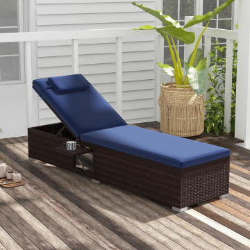 Patio Chaise Lounge Set