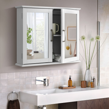 [19.5-In H] 2 Mirrored Doors Cabinet