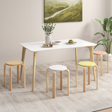 Bentwood Stool 17" x 17.5"