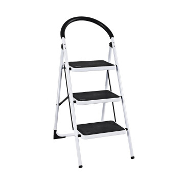 Heavy Duty Industrial Lightweight Folding Stool 3 Step Ladder