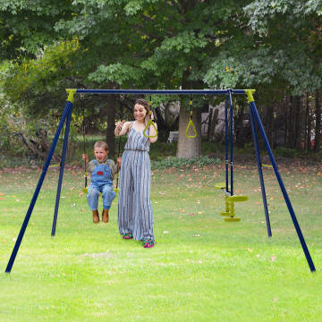 Swing Set with Gym Rings