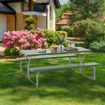 HDPE Picnic Table Bench Set 2