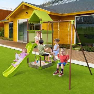 7-in-1 Playset with Sandbox