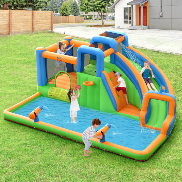 Dual Climbing Walls with 735W Blower
