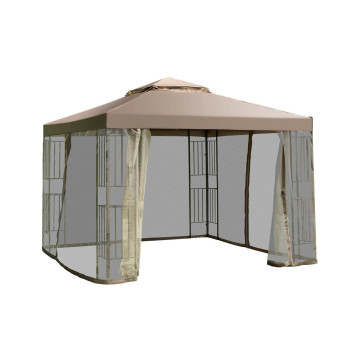 10 Feet x 10 Feet Awning Patio Screw-free Structure Canopy Tent