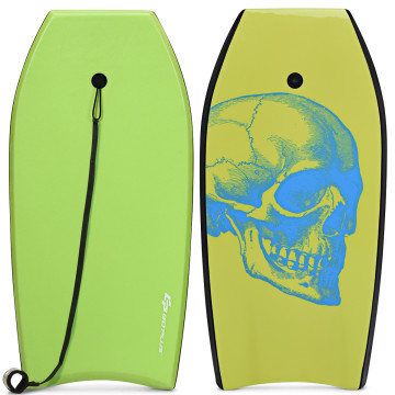 Super Surfing  Lightweight Bodyboard with Leash