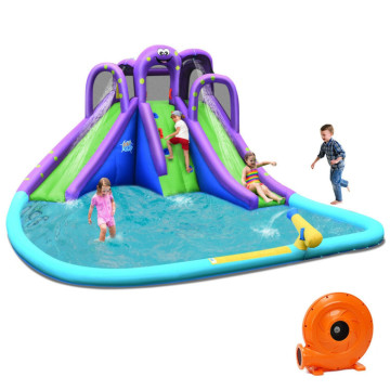 Large Pool & Water Slides (with 780W Blower)