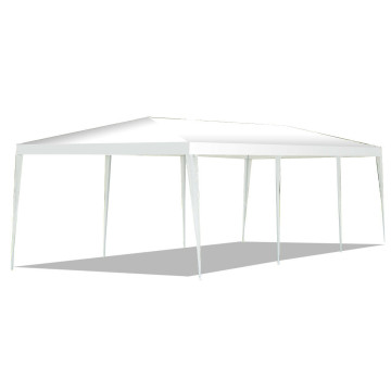 10 x 30 Feet Waterproof Gazebo Canopy Tent with Connection Stakes for Wedding Party
