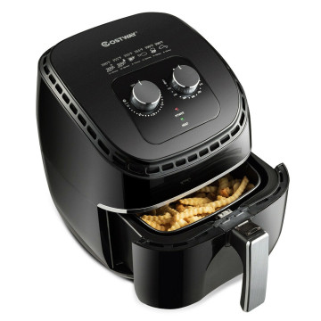 3.5 QT Electric 1300W  Hot Air Fryer with Timer& Temperature Control