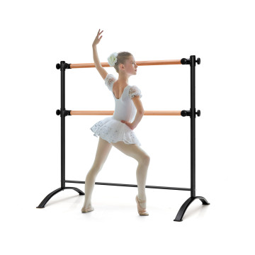 4 Foot Portable  Freestanding Double Ballet Barre