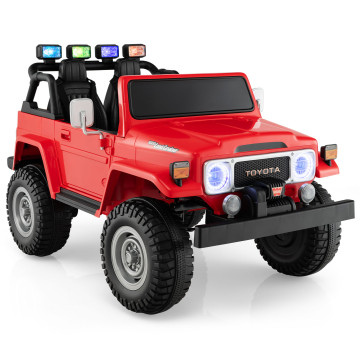 12V 2-Seat Licensed Kids Ride On Toyota FJ40 Car with 2.4G Remote Control