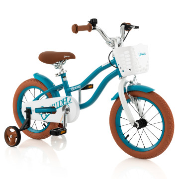 14 16 18 Inch Kids Bike Kids Bicycle with Adjustable Seat and Removable Basket