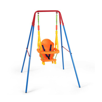 Toddler Swing Set High Back Seat with Swing Set