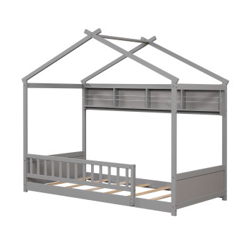 Twin Size House Bed