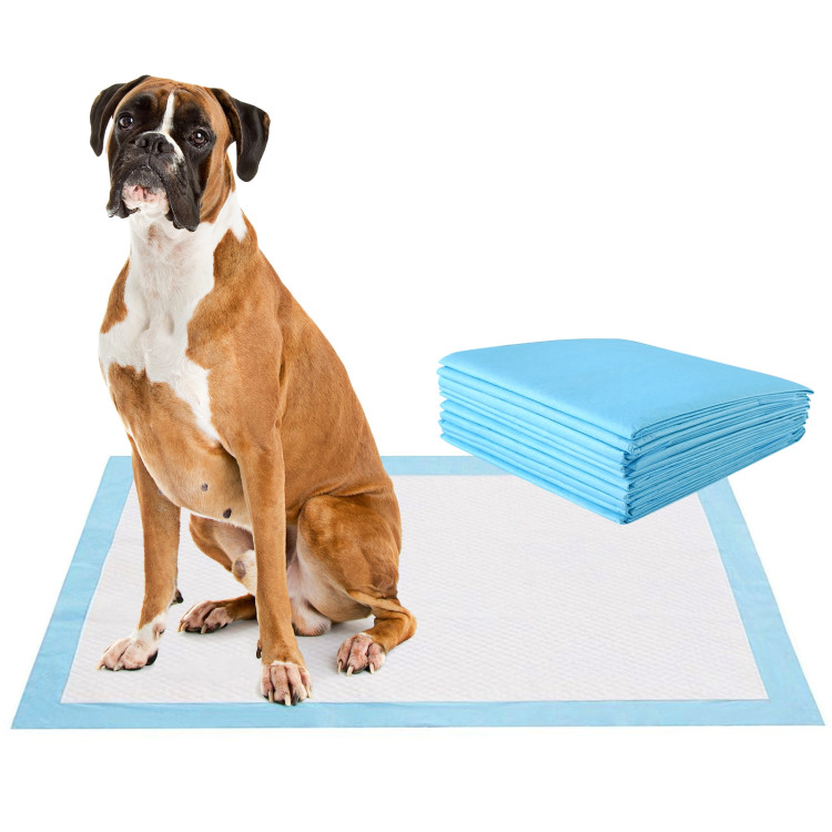 100 pieces 30-inch x 36-inch Pet Wee Pee Piddle Pad Costway Gallery View 1 of 9