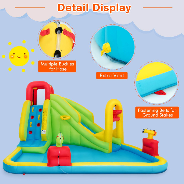 Inflatable Splash Jump Slide Water Bounce without BlowerCostway Gallery View 9 of 10